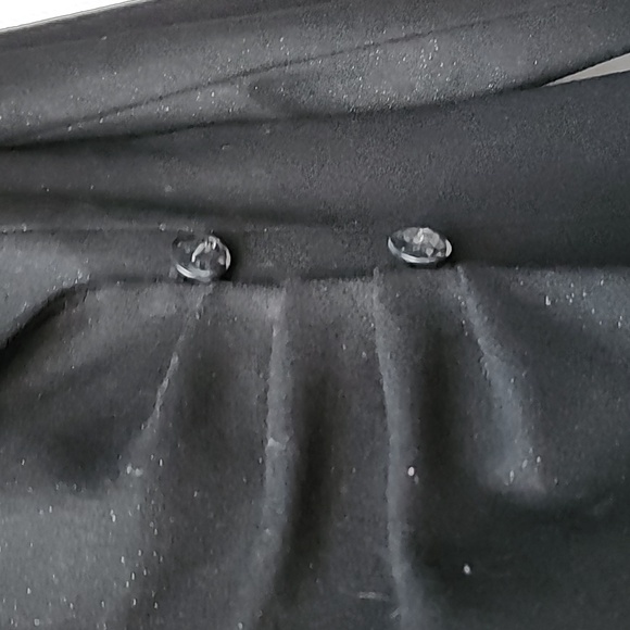 Vintage Viola Pleated Front Metallic 100% Wool Button Fitted Blazer Jacket - Picture 2 of 10